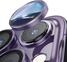 Load image into Gallery viewer, Camera Lens Protector for iPhone 14 Pro Max Plus 13 12 Mini 14Pro iPhone14 13Pro 14Plus 12Pro Glass Protection Protective Film Metallic Camera Ring Lens Protector with Glass Cover