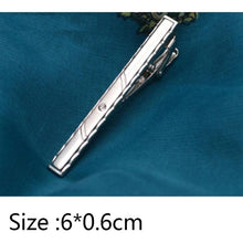 Load image into Gallery viewer, Simple Tie Clip Men Metal Copper Necktie Bar Clip Gold Silver Black 3 Bright Colors Best Gifts For Your Father Lover And Friends Simple Classic Bar Clasp Practical Necktie Accessories Fashion Men Tie Clips Luxury Clothing Jewelry