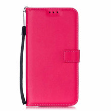 Load image into Gallery viewer, Solid Color Leather Wallet Case For iPhone 14 XS MAX 11 Pro 12 mini 13 Flip Cover Card Slot Mobile Phone Case Wallet Mobile Phone Case Leather Flip Case Wallet Colorful Protective Case