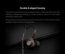 Load image into Gallery viewer, KEFINE Delci 10mm DLC+PU Diaphragm Dynamic Driver Hifi Wired IEM Earphones with CNC Metal & Detachable 0.78mm 2pin 3.5mm Cable