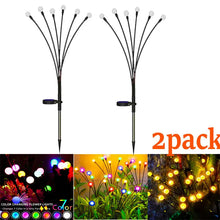 Load image into Gallery viewer, 12Pack Solar LED Starburst Firefly Lights – IP66 Waterproof Garden & Lawn Decoration