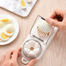 Load image into Gallery viewer, 1/2PC Multi Functional Egg Cutting Artifact Stainless Steel Slicer Fancy Splitter Kitchen Divider Two in One Egg Cutter Tools