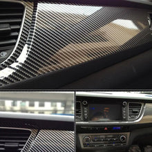 Load image into Gallery viewer, 10/20/30/50x152cm 2D Carbon Fiber Vinyl Car Wrap Sheet Roll Film High Glossy Car Sticker Auto Motorcycle Car Styling Accessories