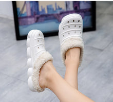 Load image into Gallery viewer, Waterproof cotton slippers for men winter 2024 new cashmere thickened warm waterproof non-slip indoor shoes