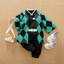 Load image into Gallery viewer, Newborn Baby Anime Cape Style Children Long Sleeve Cotton Bodysuit, Cute Kids Boys Girls Romper