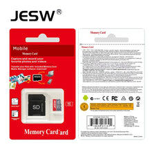 Load image into Gallery viewer, JESW Micro 256G Ultra Memory SD Card TF Flash Card A1 V10 C10 U1 32GB 64G 16G 8G 4G Micro for Camera UAV Phone Switch Table