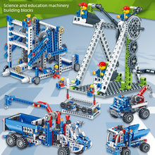 Load image into Gallery viewer, Kazi Building Blocks Gear Mechanical Power Group Robot Teaching Aids Science and Education Small Particle Assembly Toy Boys Gift