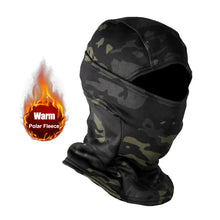 Load image into Gallery viewer, Winter Fleece Camouflage Balaclava - Cold-Proof Full Face Mask for Skiing & Cycling