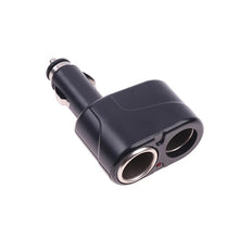 Load image into Gallery viewer, 12V Dual Cigarette Lighter Sockets Car Charger Splitter Lighter Splitter Cigar Lighter Double Dual Adapter Car Accessories