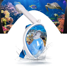 Load image into Gallery viewer, Full Face Snorkel Mask Adults,Suitable for Beginners Dry Top Snorkeling Gear 180 Degrees Panoramic View,Anti-Fog Anti-Leak