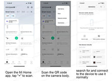 Load image into Gallery viewer, XIAOMI Smart Camera C300 Dual Camera Version,360° 3MP WiFi 6,Home Security Baby Monitor,Pet Camera,Chinese Version With Adapter