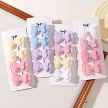 Load image into Gallery viewer, 4Pcs Candy Colored Hair Clips for Girls Cute Double-Layered Bows