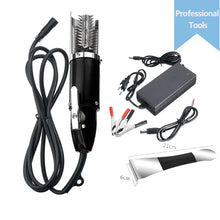Load image into Gallery viewer, 120W Electric Fish Scaler Fishing Scale Fish Cleaning Tools Fish Scale Remover Fish Scales Scraper Descaler Seafood Cleaner Tool