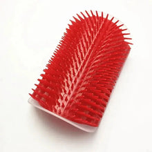 Load image into Gallery viewer, Cat Corner Brush Comb Massager with Catnip – Self-Grooming Wall Arch Scratcher & Hair Removal Tool for Cats