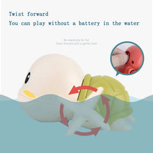 Load image into Gallery viewer, Baby bath toys for children water play small yellow duck swimming baby kids play with water duckling small turtle boys and girls