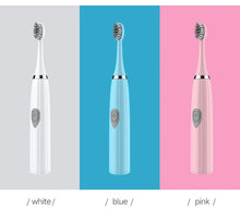 Load image into Gallery viewer, Electric Toothbrush for Adults Soft DuPont Bristle Portable Battery Endurance IPX6 Waterproof Intelligent Effective Oral Care