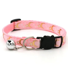 Load image into Gallery viewer, Colorful Pet Collar with Bell – Adjustable for Cats & Small Dogs