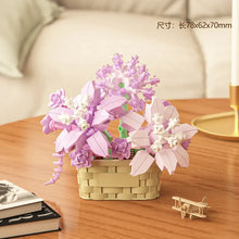 Load image into Gallery viewer, DIY MOC Potted Rose Sunflower Plants Succulents Bonsai Tree Gardens Romantic Building Blocks Model Bricks Kids Sets Kits Toys