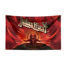 Load image into Gallery viewer, 3x5 Ft J-Judas P-Priest Heavy Rock Band Flag Polyester Digital Printing Banner for Bedroom Wall Art Out Door Tapestry Decoration