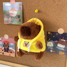 Load image into Gallery viewer, Cute Capybara Plush Toy Hoodie – Small Winged Stuffed Doll for Kids