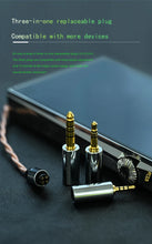 Load image into Gallery viewer, EPZ K5 1DD+4BA Monitor IEM Earphone Wired HIFI In Ear Earbuds Three-In-One 0.78 2 Pin Single Crystal Copper Upgrade Cable