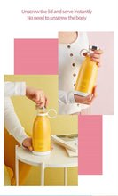 Load image into Gallery viewer, Portable Electric Juicer Blender Usb Mini Fruit Mixers Juicers Fruit Extractors Food Milkshake Multifunction Juice Maker Machine Personal Size Small Blender for Shakes Juice & Smoothies Mini Blender
