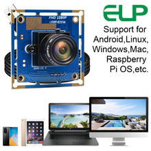 Load image into Gallery viewer, ELP 1080P Camera Module 2.0Megapixel 1920*1080 CMOS OV2710 MJPEG 30fps/60fps/120fps Mini Usb Endoscope Mini USB Camera Module