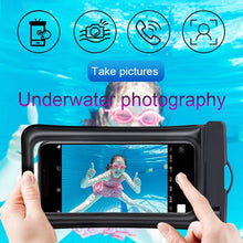 Load image into Gallery viewer, Universal Waterproof Phone Case Swim Bag For iPhone 11 13 Pro Max Water Sports Beach Pool Cover Universal Waterproof Phone Case Waterproof Phone Pouch for iPhone