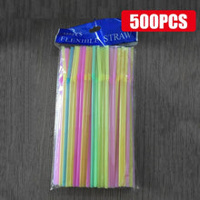 Load image into Gallery viewer, 50-1000Pcs Multicolor Drinking Straws – Milk Tea & Party Supplies