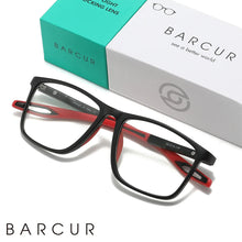 Load image into Gallery viewer, BARCUR Lightweight Sports Reading Glasses for Men & Women β Ultra-Light PC Frame Durable Presbyopia Eyewear with HD Transparent Acrylic Lenses β Comfortable Rectangle Readers for Casual Daily Wear and Outdoor Use