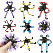Load image into Gallery viewer, Deformable Fidget Spinner Chain Toy – Intelligent Stress Relief Finger Gyro for Kids & Adults