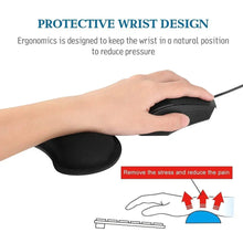 Load image into Gallery viewer, Memory Foam Wrist Rest Kit - Ergonomic Support for Keyboard & Mouse