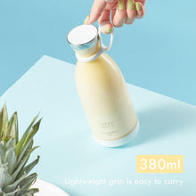Load image into Gallery viewer, Portable Blender Juicer Bottle Mixer Electric Wireless Charge Mini Fruit Mixers Juicer Cup Blender Milkshake Juice Maker Machine Portable Mini Blender with Wireless Charging for Home, Office & Outdoor Juicer