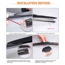 Load image into Gallery viewer, KOSOO 1PCS Car Wiper Blade Insert Natural Rubber Strip 10mm 14"16"17"18"19"20"21"22"24"26"28" Windscreen FR Wipe Car Accessories