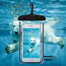 Load image into Gallery viewer, Swimming Bags Waterproof Phone Case Water proof Bag Mobile Phone Pouch Cover for iPhone 12 Pro Xs Max XR X 8 7 Phone Case Bag With Lanyard Compatible with iPhone