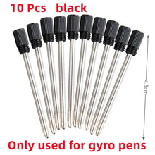 Load image into Gallery viewer, LED Gyro Spinner Pen – Multifunctional Metal Fidget Ballpoint Pen with Light | Stress Relief Spinning Pen for Writing, Focus & Gifts