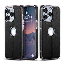 Load image into Gallery viewer, Luxury Texture Leather Case for iPhone 14 Pro MAX Plus Case With Hole Silicone Full Protection Back Cover Thin Flexible Soft Grip Luxury PU Leather Cover Durable Anti-Scratch Full Phone Cases
