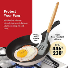 Load image into Gallery viewer, Silicone Cooking Utensils 11/12/13Pcs Kitchen Utensil Set Non-stick Spatula Wooden Handle with Storage Box Kitchen Appliances