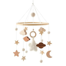 Load image into Gallery viewer, Wooden Baby Rattle Crib Mobile Holder for Newborns