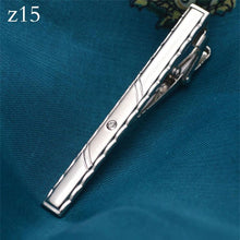 Load image into Gallery viewer, New Metal Silver Color Tie Clip For Men Wedding Necktie Tie Clasp Clip Tie Clips for Men Tie Bar Clip Regular Ties Necktie Wedding Business Tie Pin Clips Gentleman Ties Bar Elegant Men's Accessories