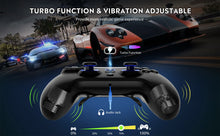 Load image into Gallery viewer, Original QRD Spark N5 Wireless Controller for PS5 PS4 PS3 IOS Android PC Hall 9-color LED lights Vibration effect PS4 Gamepad