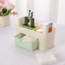 Load image into Gallery viewer, Multifunctional Nail & Cotton Swab Storage Box – Cosmetic Organizer