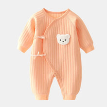 Load image into Gallery viewer, Baby Winter Bodysuit (0–6M) – Thick Cotton Animal Print Onesie for Boys & Girls