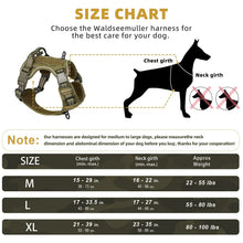 Load image into Gallery viewer, Tactical No-Pull Dog Harness – Adjustable MOLLE Military Vest for Medium & Large Dogs