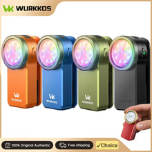 Load image into Gallery viewer, Wurkkos HD03 680LM Mini Clip Light USB C Rechargeable Pocket Flashlight Spotlight/Floodlight Portable EDC RGB Torch with Magnet