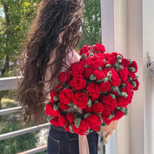 Load image into Gallery viewer, 1pcs Finished Flower Bouquet Blanket Soft and Lightweight Knitted Throw Blankets for Birthday Wedding Valentine’s Day Home Decor