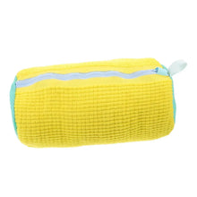 Load image into Gallery viewer, Durable Shoe Washing Machine Bag – Yellow & Blue Zipper | Protective Laundry Wash Bag for Sneakers & Casual Shoes