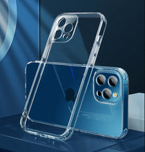 Load image into Gallery viewer, Ultra Thin Clear Soft Silicone Phone Case For iPhone 14 13 12 11 Pro Max XS X XR 7 8 Plus Mini Shockproof Protect Cover Crystal Clear Anti-Scratch Case Protect the Camera Lens Shockproof Bumper Cover Phone Case