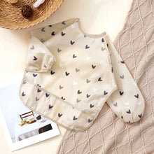Load image into Gallery viewer, Waterproof Long Sleeve Baby Bib | Washable Feeding Bib with Full Coverage & Easy Clean Design
