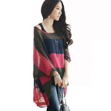 Load image into Gallery viewer, Summer Dress New Arrival 2018 Flower Print Bohemian Dress Plus Size 4XL 5XL 6XL European Style Women's Casual Chiffon Dresses